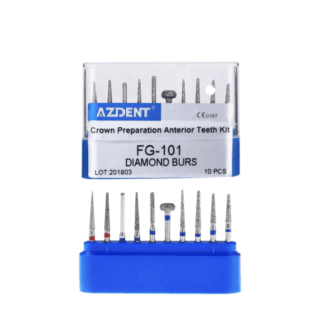 kit de fresas para protesis anterior