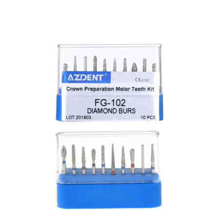 kit de fresas para protesis posterior