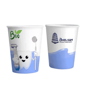 vasos desechables dentales